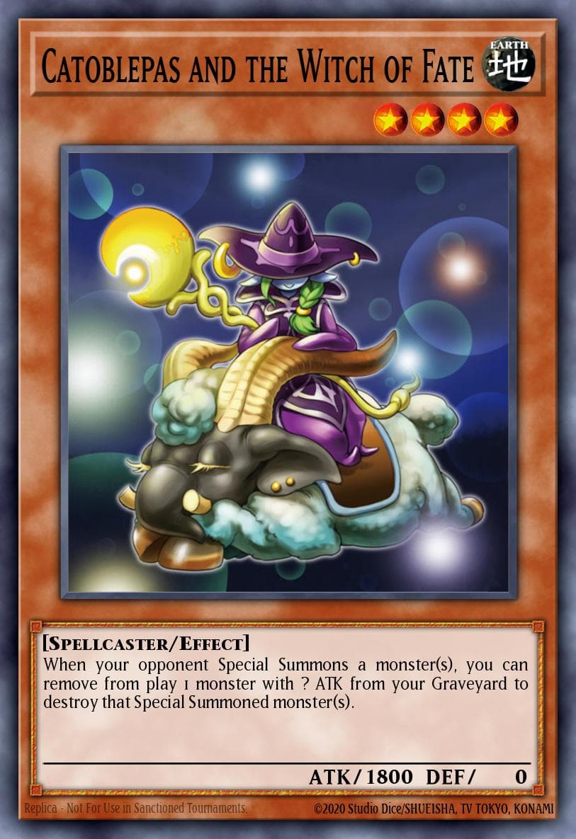 Catoblepas and the Witch of Fate Stardust Overdrive: Special Edition card