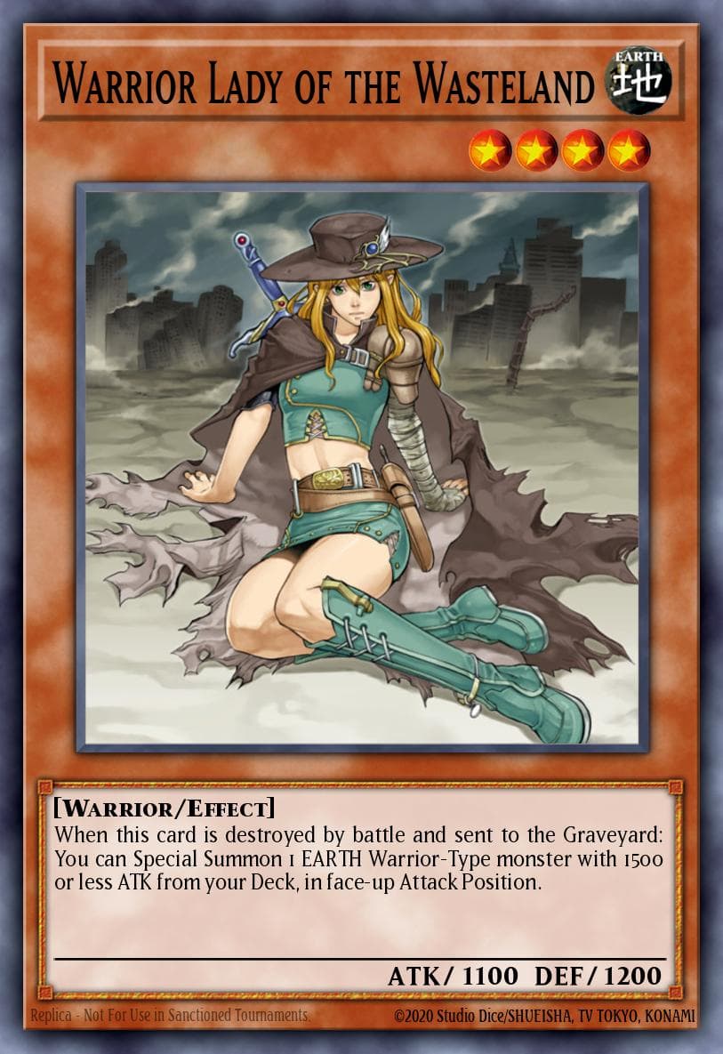 Warrior Lady of the Wasteland Speed Duel GX: Duel Academy Box card
