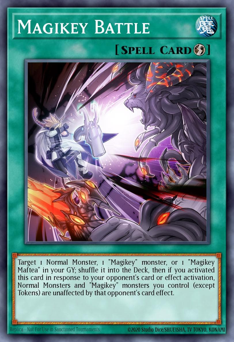 Magikey Battle Burst of Destiny card