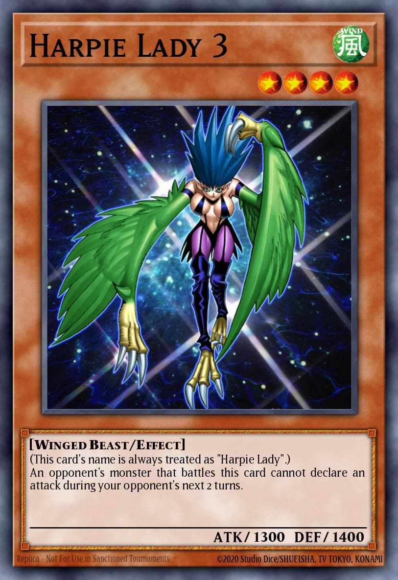 Harpie Lady 3 Dark Revelation Volume 3 card