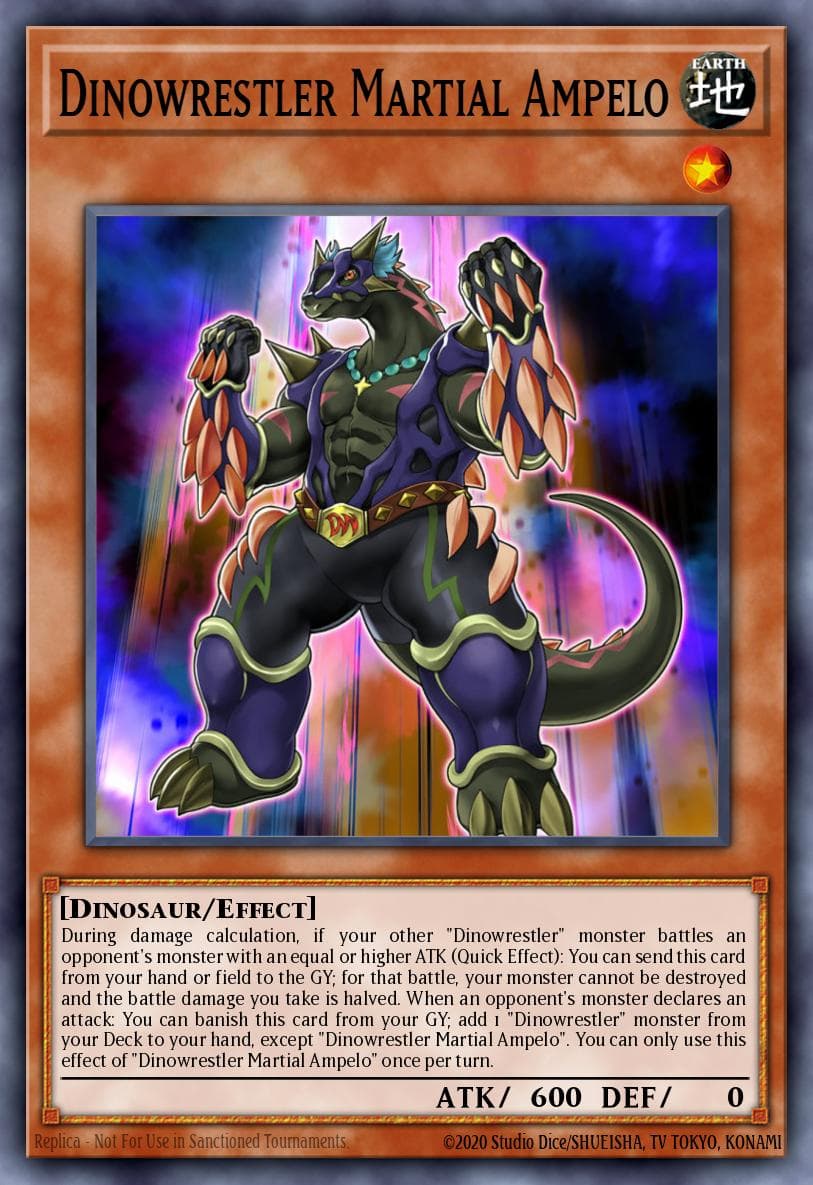 Dinowrestler Martial Ampelo 2020 Tin of Lost Memories Mega Pack card