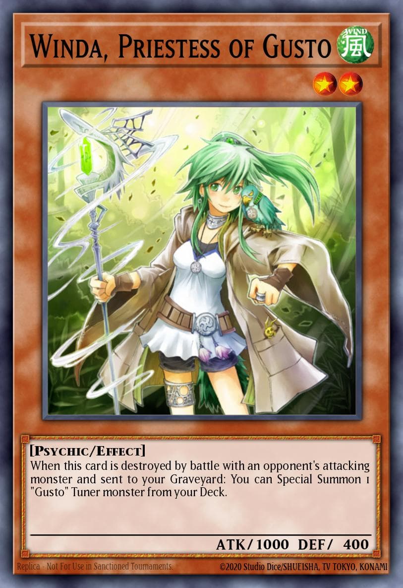 Winda, Priestess of Gusto Hidden Arsenal 5: Steelswarm Invasion card