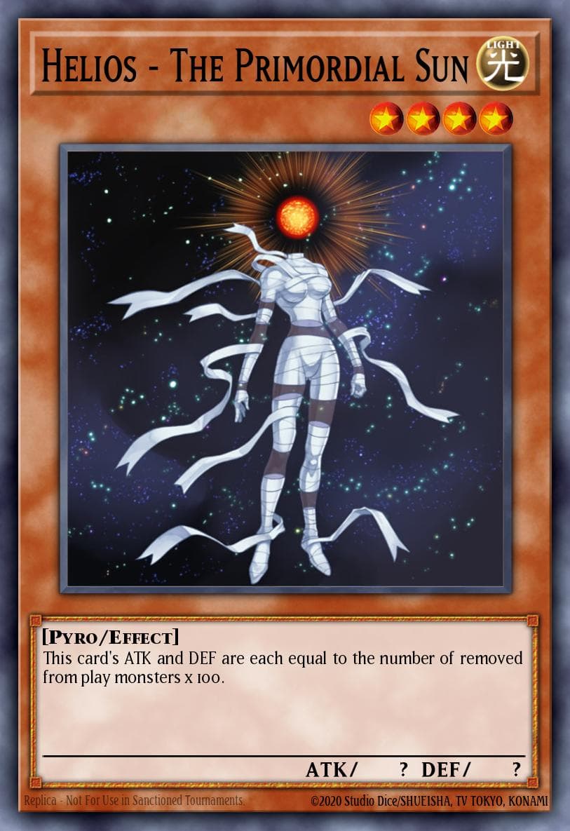 Helios - The Primordial Sun Yu-Gi-Oh! Ultimate Masters: World Championship Tournament 2006 promotional cards card