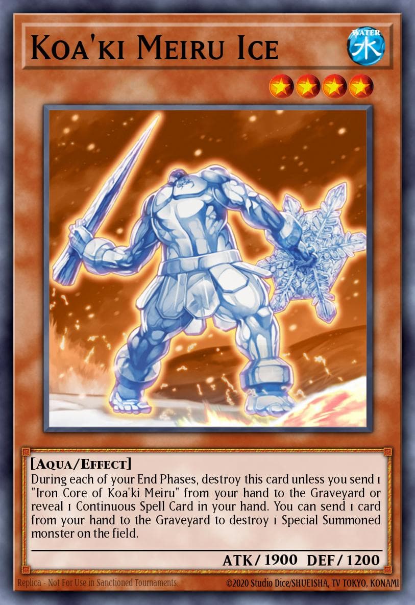 Koa'ki Meiru Ice Raging Battle: Special Edition card