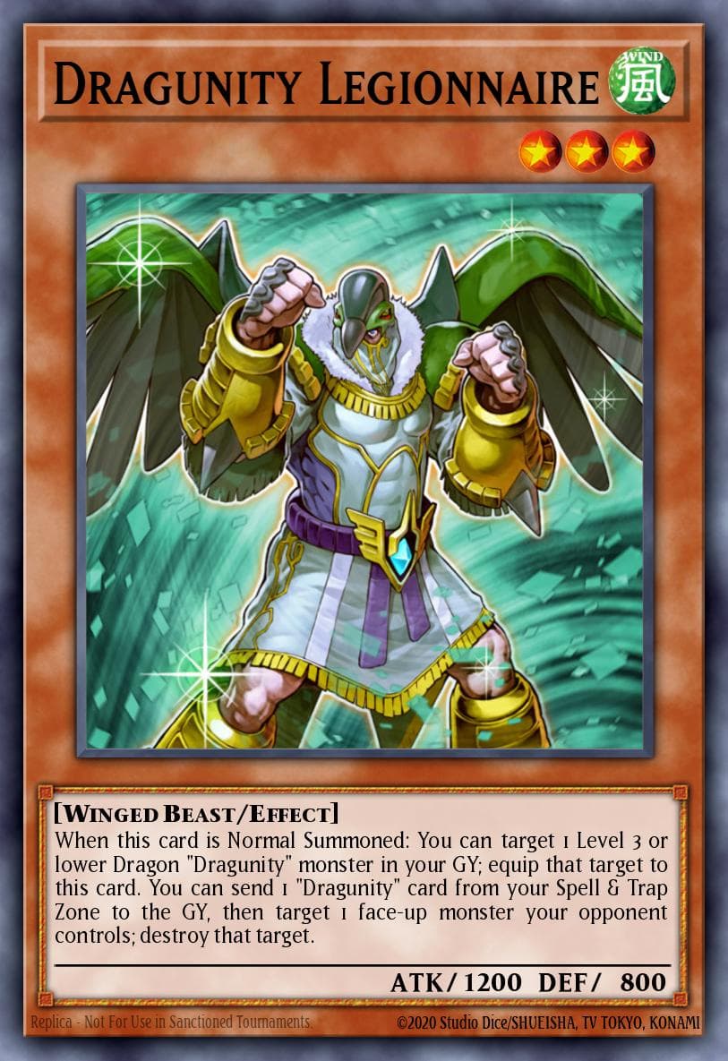 Dragunity Legionnaire Dragunity Legion Structure Deck card