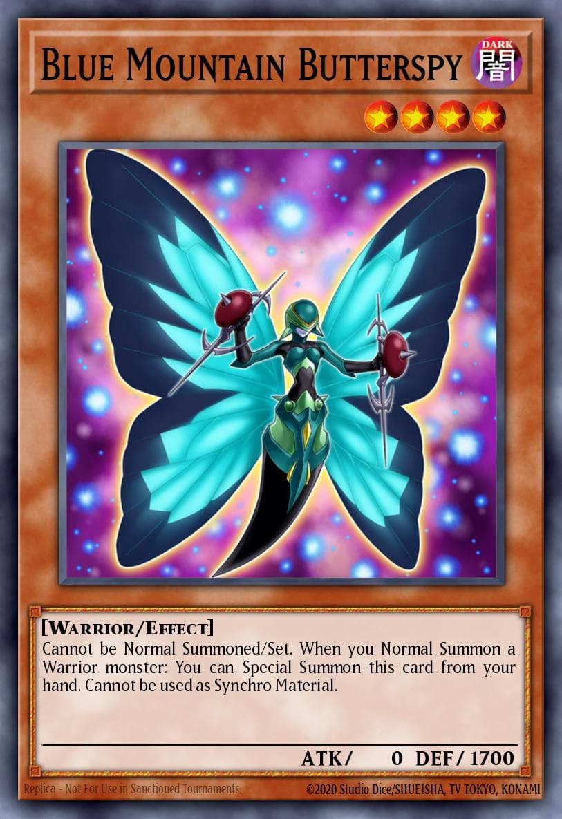 Blue Mountain Butterspy Number Hunters card
