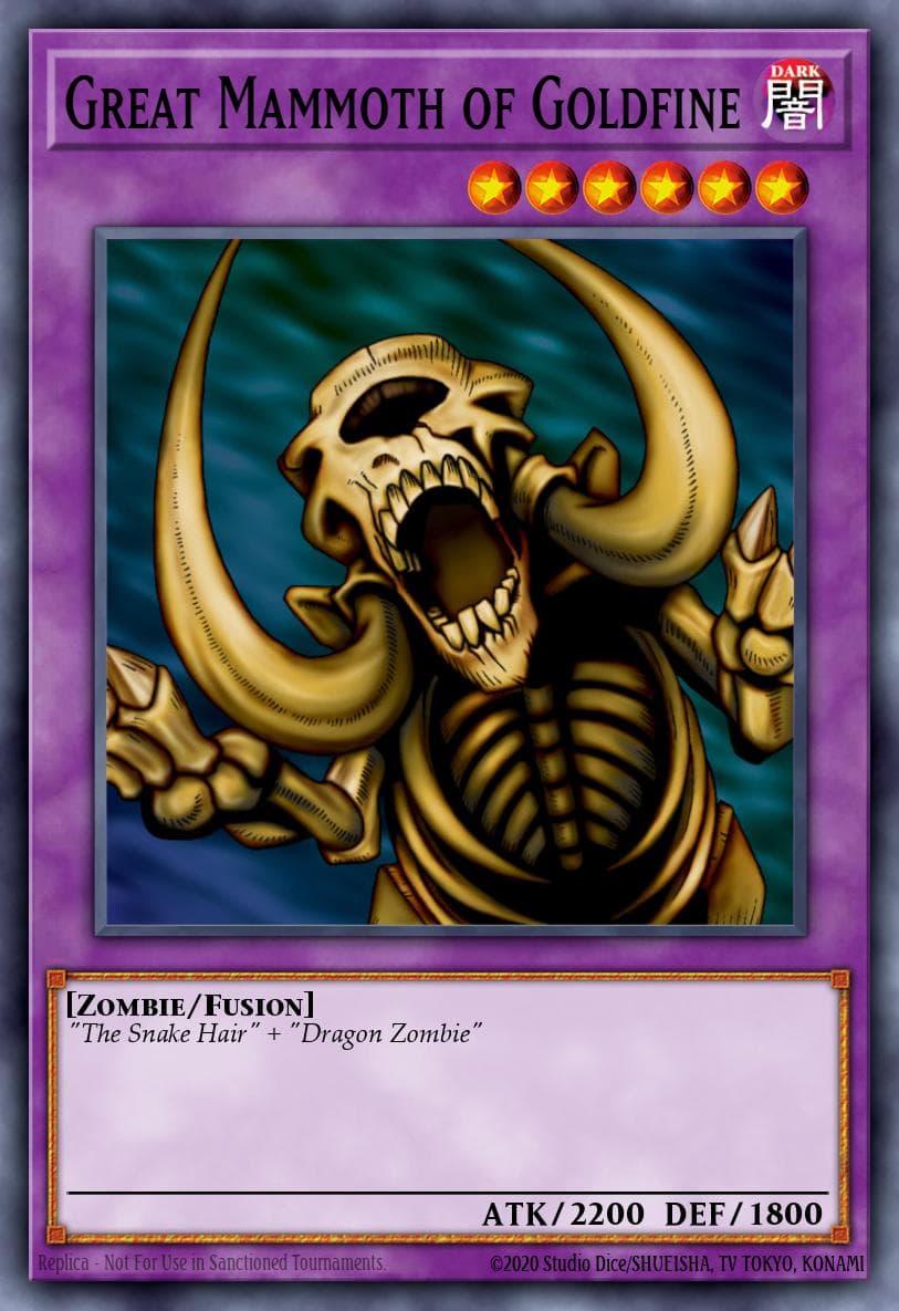 Great Mammoth of Goldfine Speed Duel: Arena of Lost Souls card