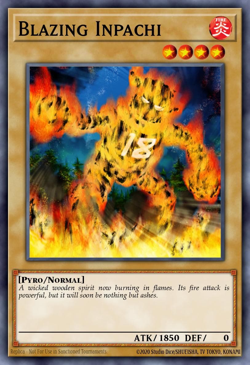 Blazing Inpachi Structure Deck: Blaze of Destruction card