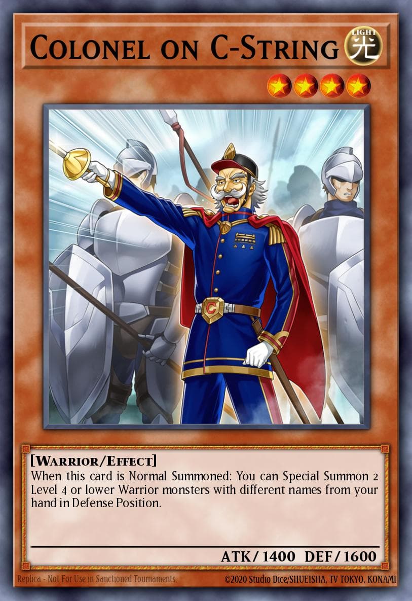 Colonel on C-String Dimension Force card