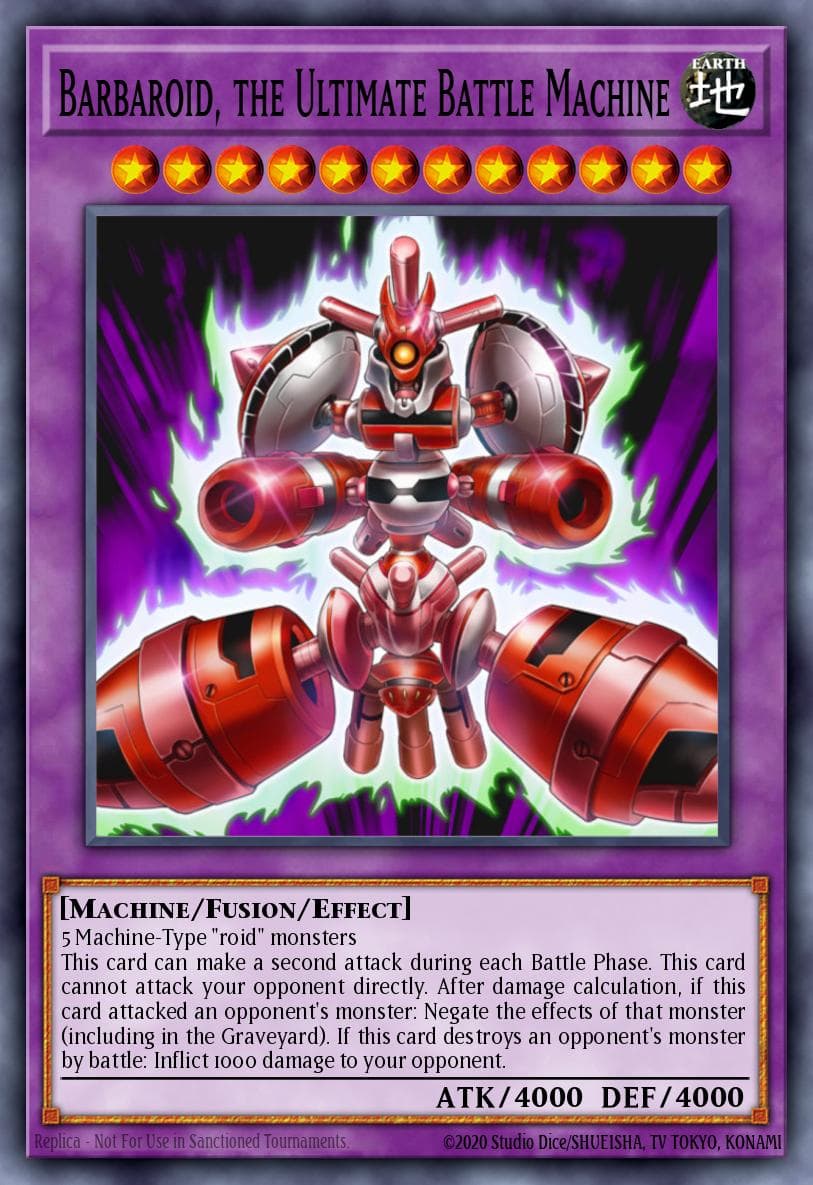 Barbaroid, the Ultimate Battle Machine Star Pack 2013 card