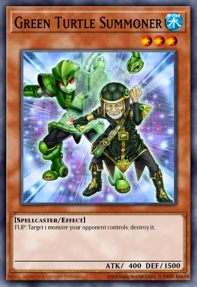 Green Turtle Summoner Super Starter: Space-Time Showdown card