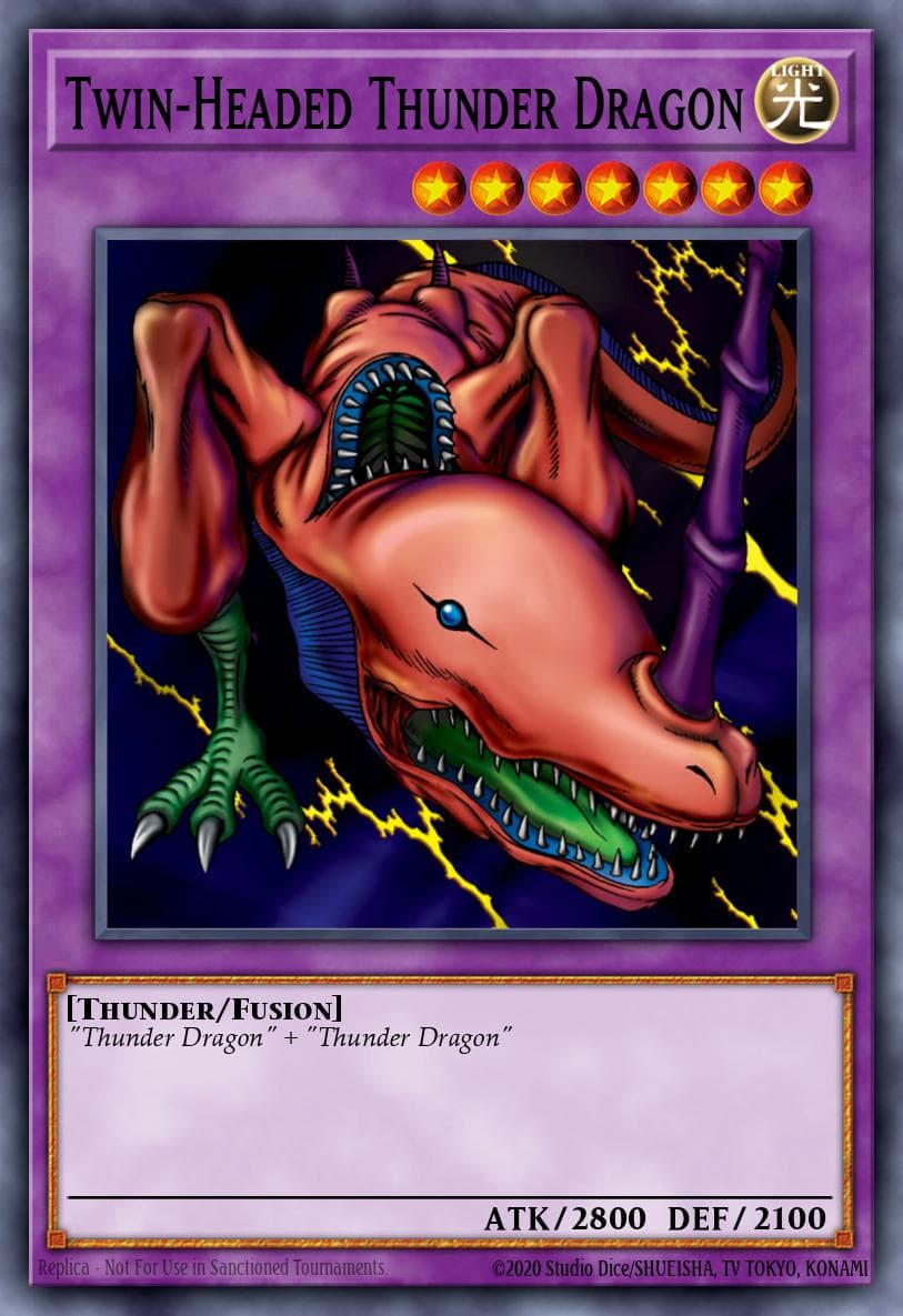 Twin-Headed Thunder Dragon Dark Beginning 2 card