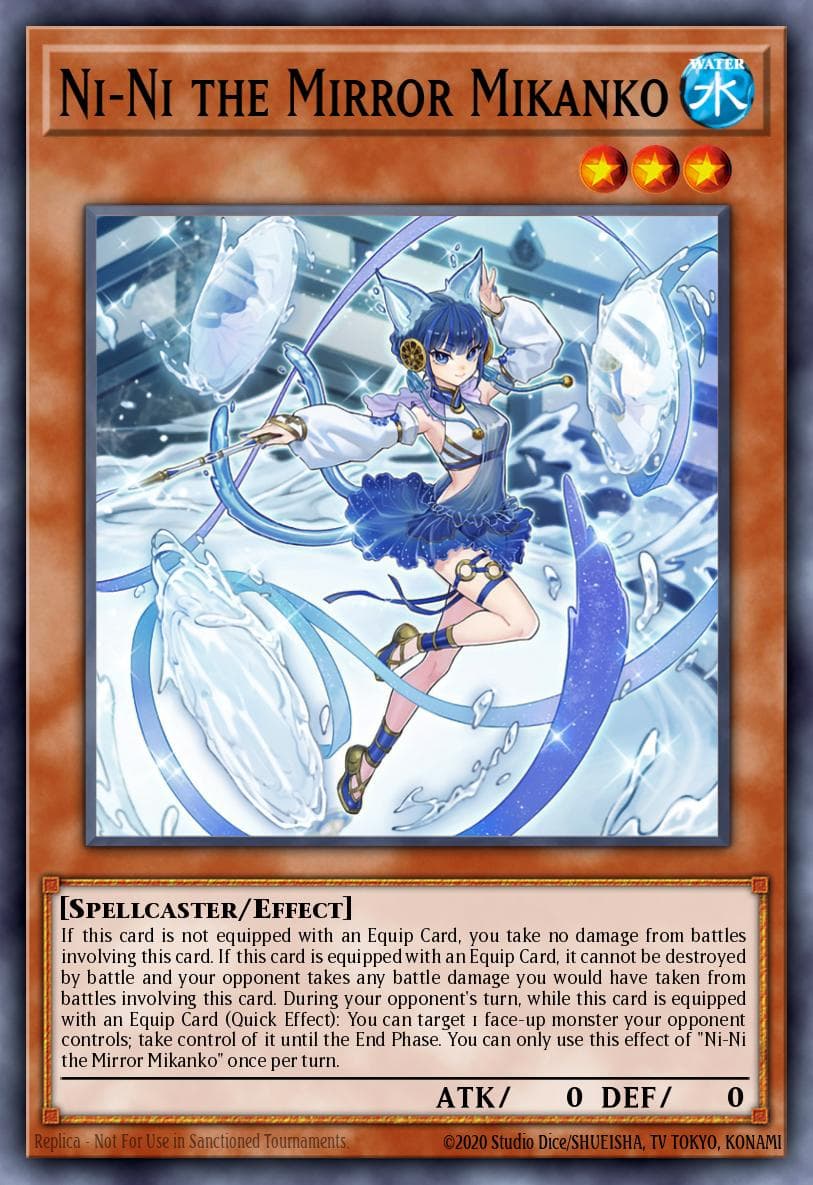 Ni-Ni the Mirror Mikanko Amazing Defenders card
