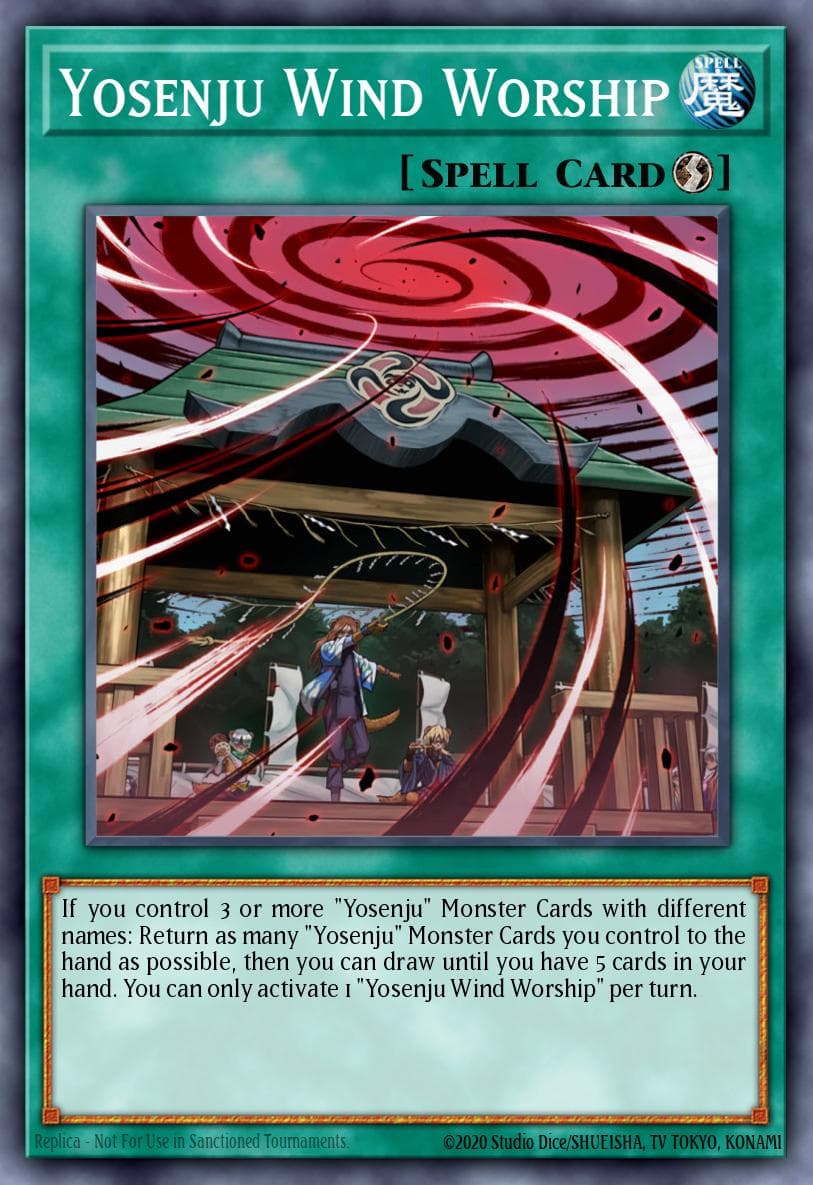 Yosenju Wind Worship Rising Rampage Special Edition card