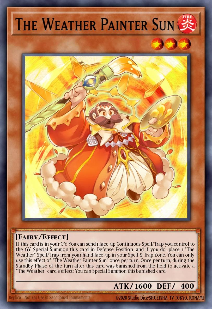 The Weather Painter Sun Spirit Warriors card