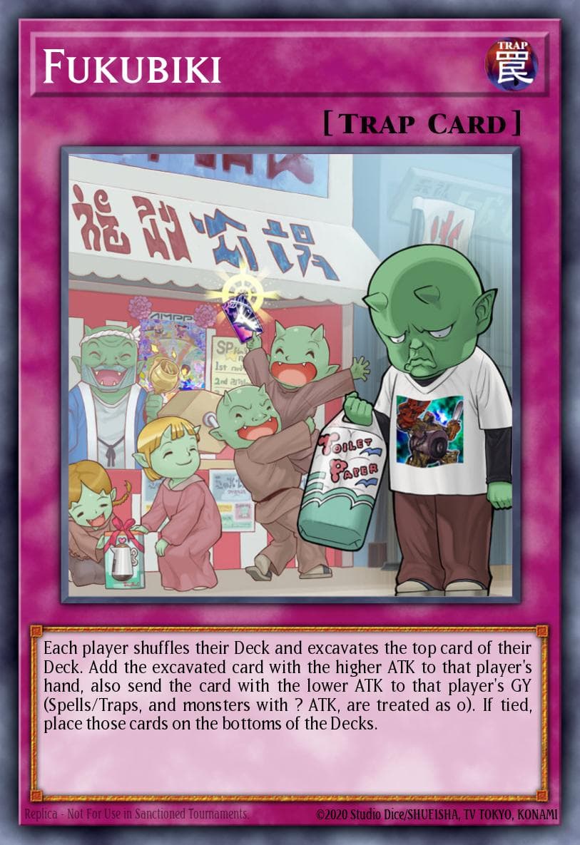 Fukubiki Lightning Overdrive Premiere! promotional card card