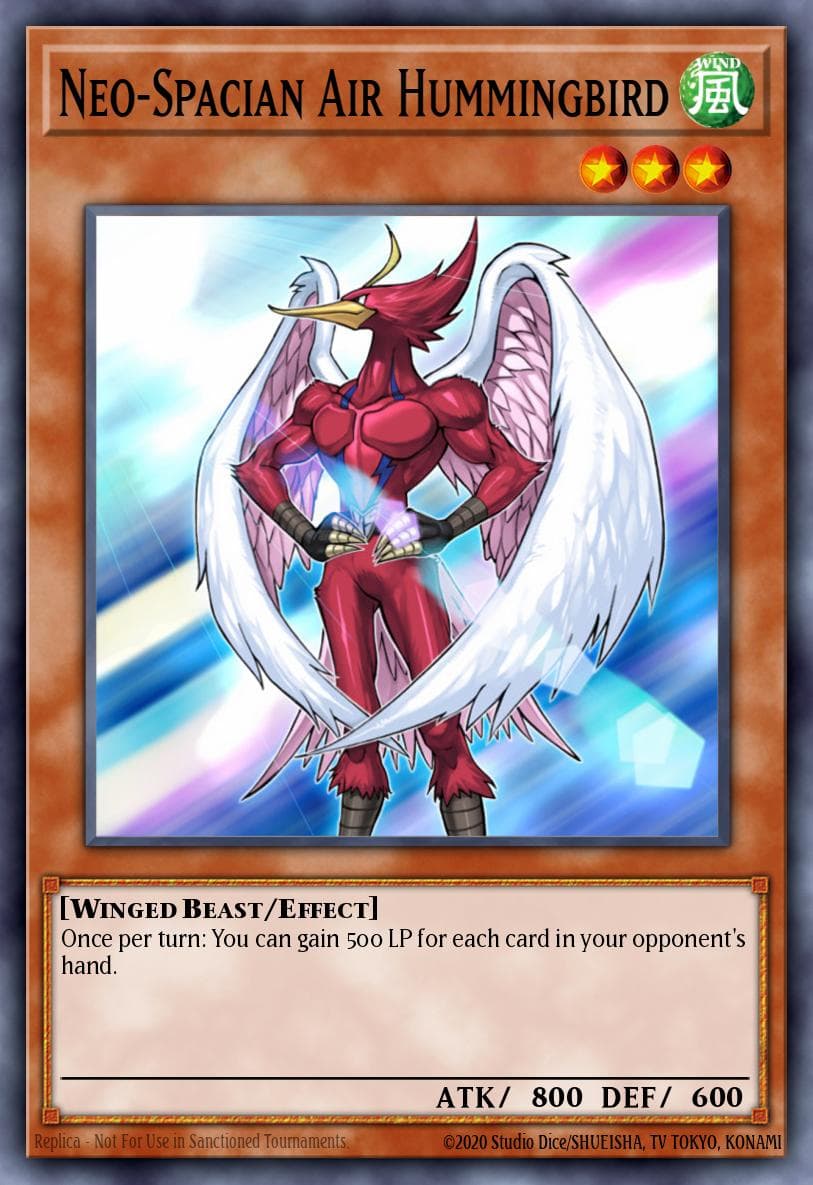 Neo-Spacian Air Hummingbird Duelist Pack: Jaden Yuki 3 card