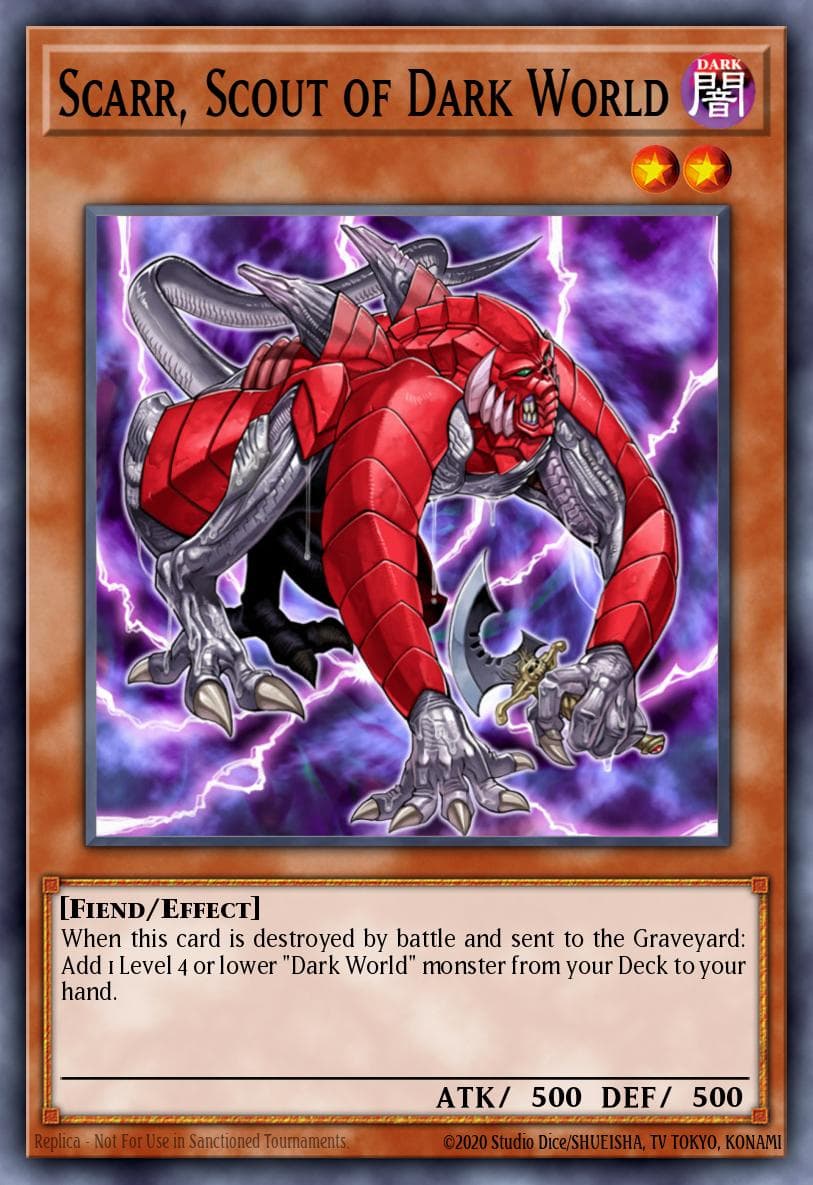 Scarr, Scout of Dark World Dark Revelation Volume 4 card
