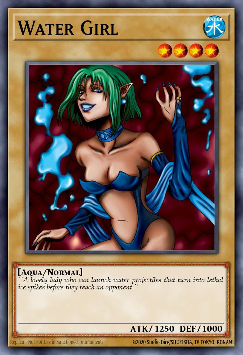 Water Girl 遊戲王 card