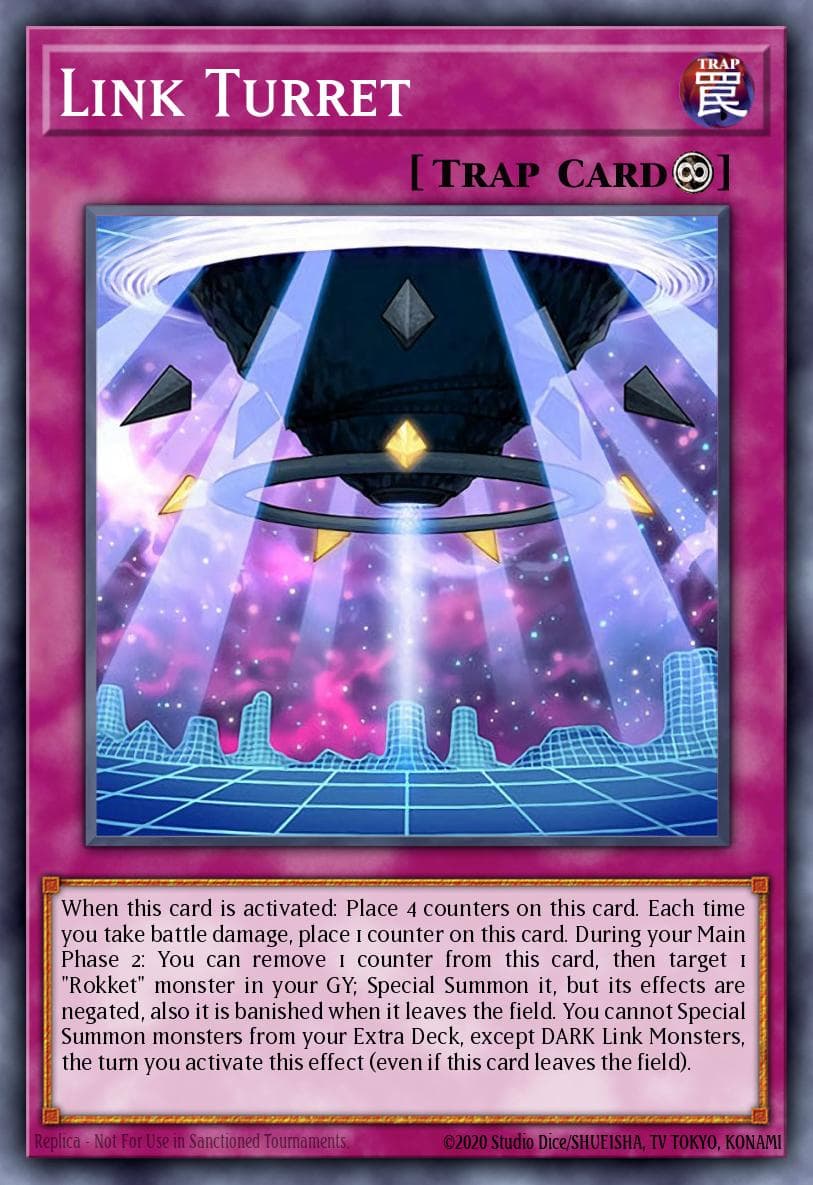 Link Turret Structure Deck: Rokket Revolt card