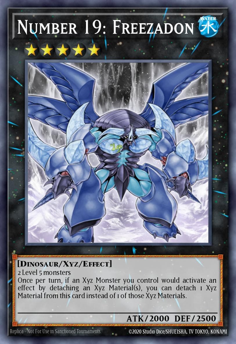 Number 19: Freezadon Zexal Collection Tin card