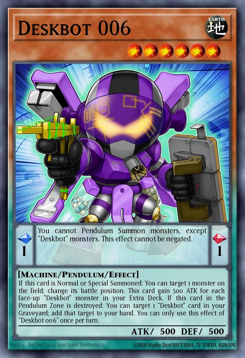 Deskbot 006 Dimension of Chaos: Special Edition card