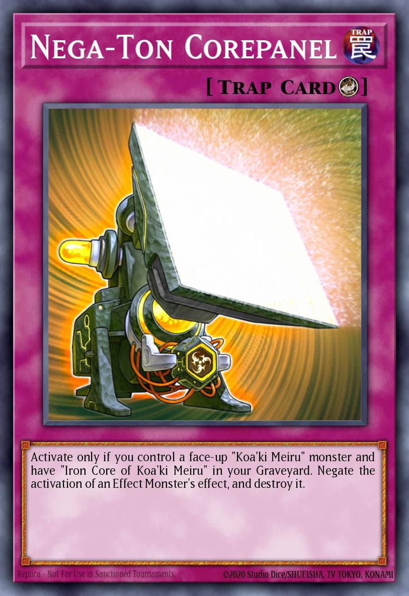 Nega-Ton Corepanel Stardust Overdrive: Special Edition card