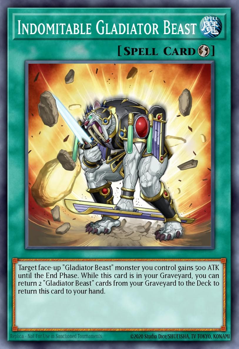 Indomitable Gladiator Beast Crimson Crisis: Special Edition card