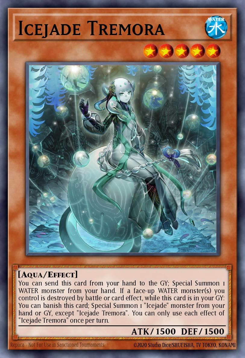 Icejade Tremora Burst of Destiny card