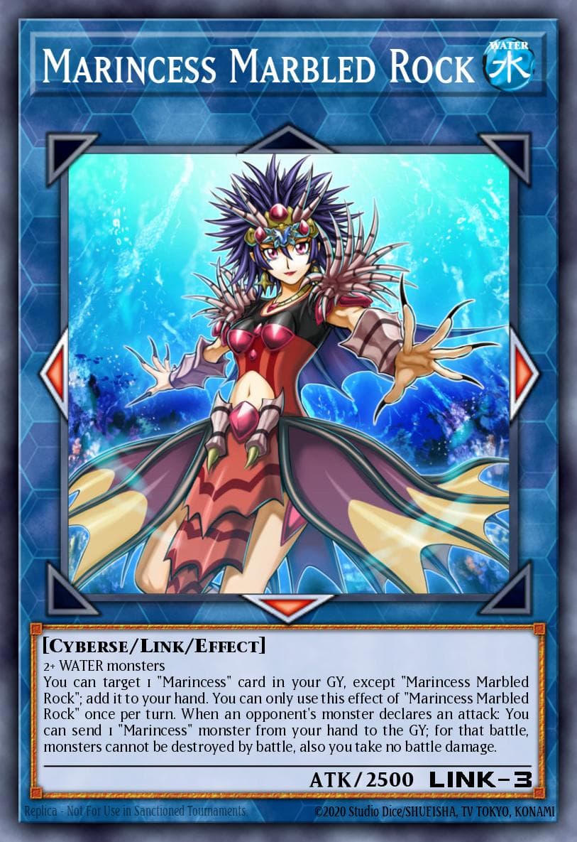 Marincess Marbled Rock Legendary Duelists: Duels From the Deep card