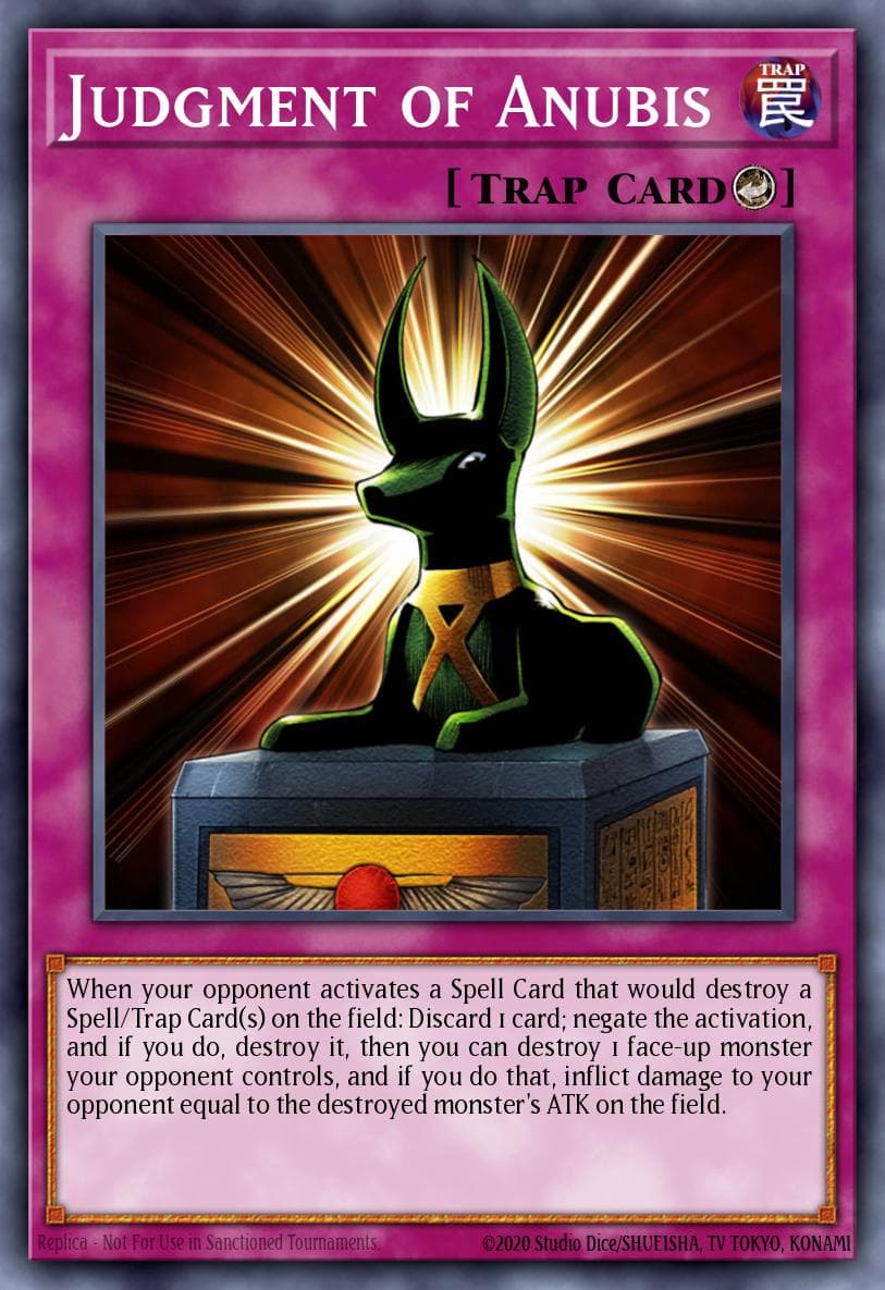 Judgment of Anubis Speed Duel: Battle City Box card