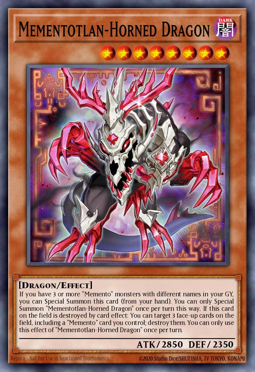 Mementotlan-Horned Dragon Valiant Smashers card