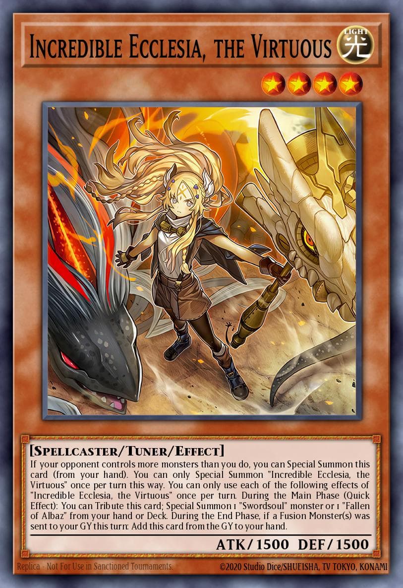 Incredible Ecclesia, the Virtuous Burst of Destiny card