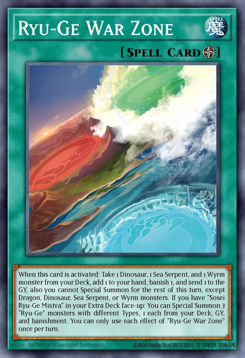 Ryu-Ge War Zone Crossover Breakers card