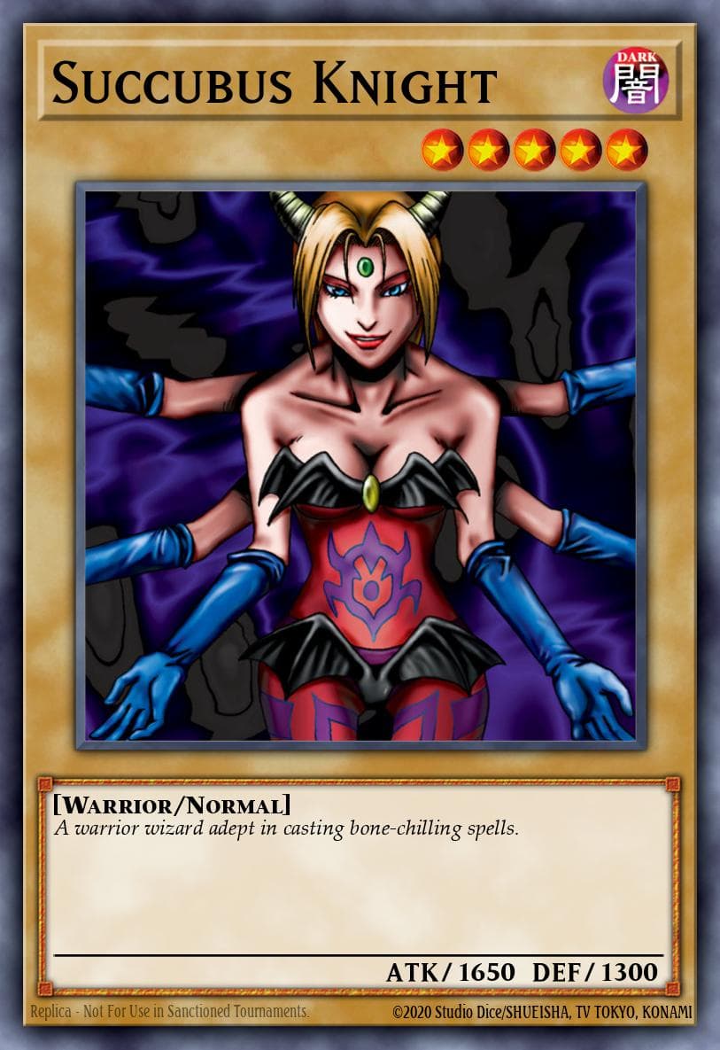 Succubus Knight Legend of Blue Eyes White Dragon card