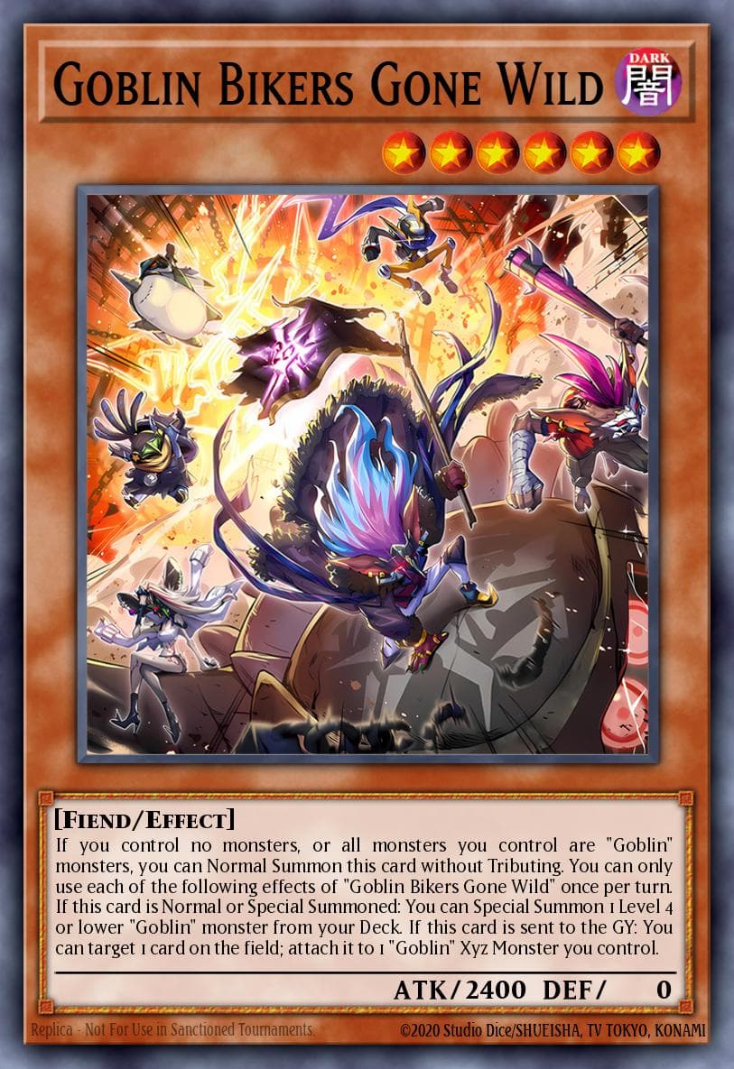 Goblin Bikers Gone Wild Rage of the Abyss card