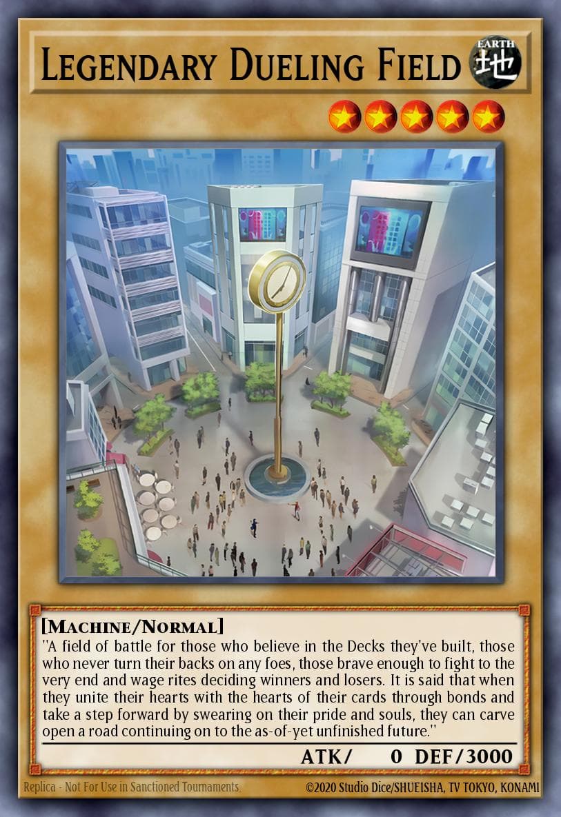 Legendary Dueling Field 遊戲王 card