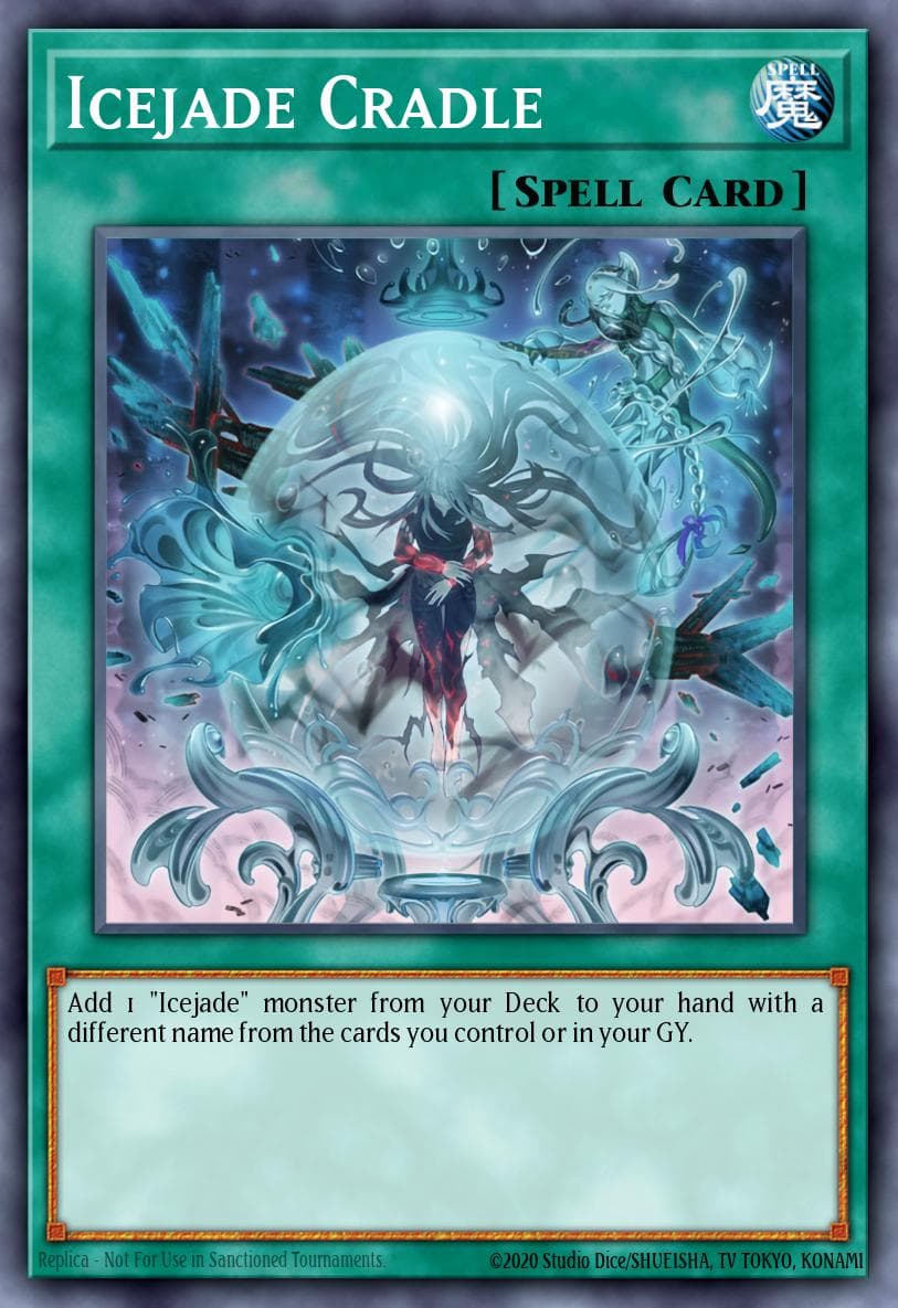 Icejade Cradle Burst of Destiny card