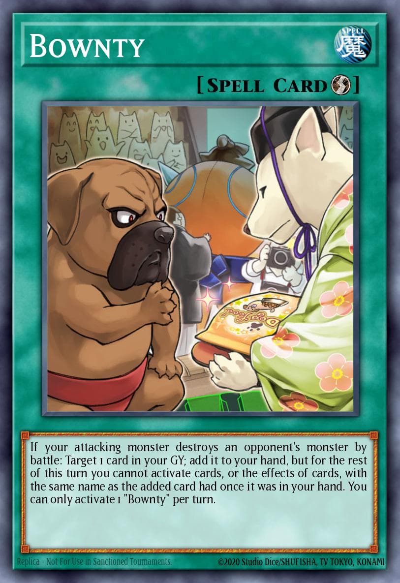 Bownty 遊戲王 card
