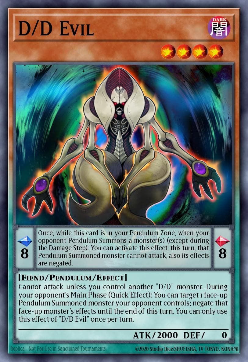 D/D Evil Rise of the Duelist Premiere! promotional card card