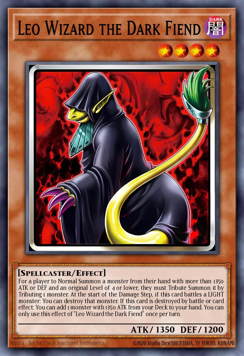 Leo Wizard the Dark Fiend Duelist's Advance card