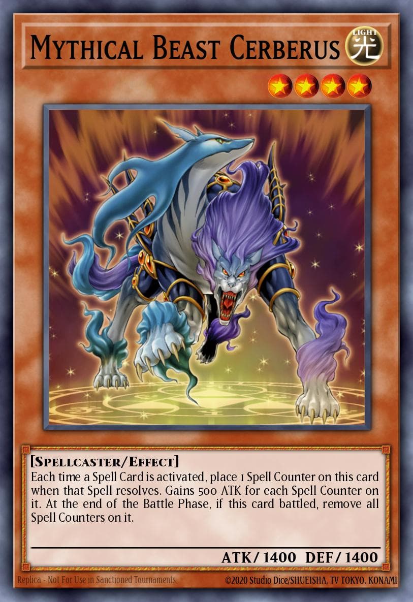 Mythical Beast Cerberus Structure Deck: Spellcaster's Judgment card