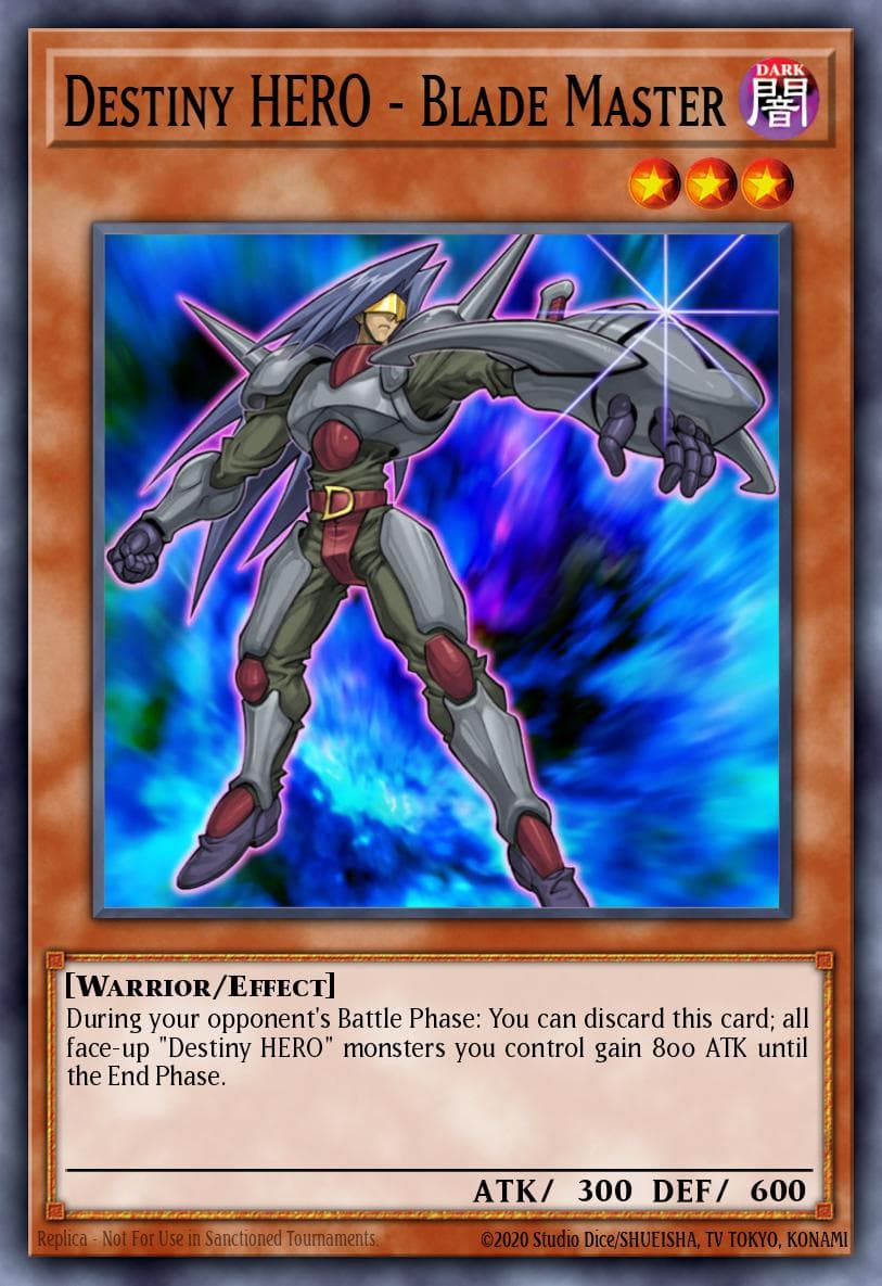Destiny HERO - Blade Master Duelist Pack: Aster Phoenix card