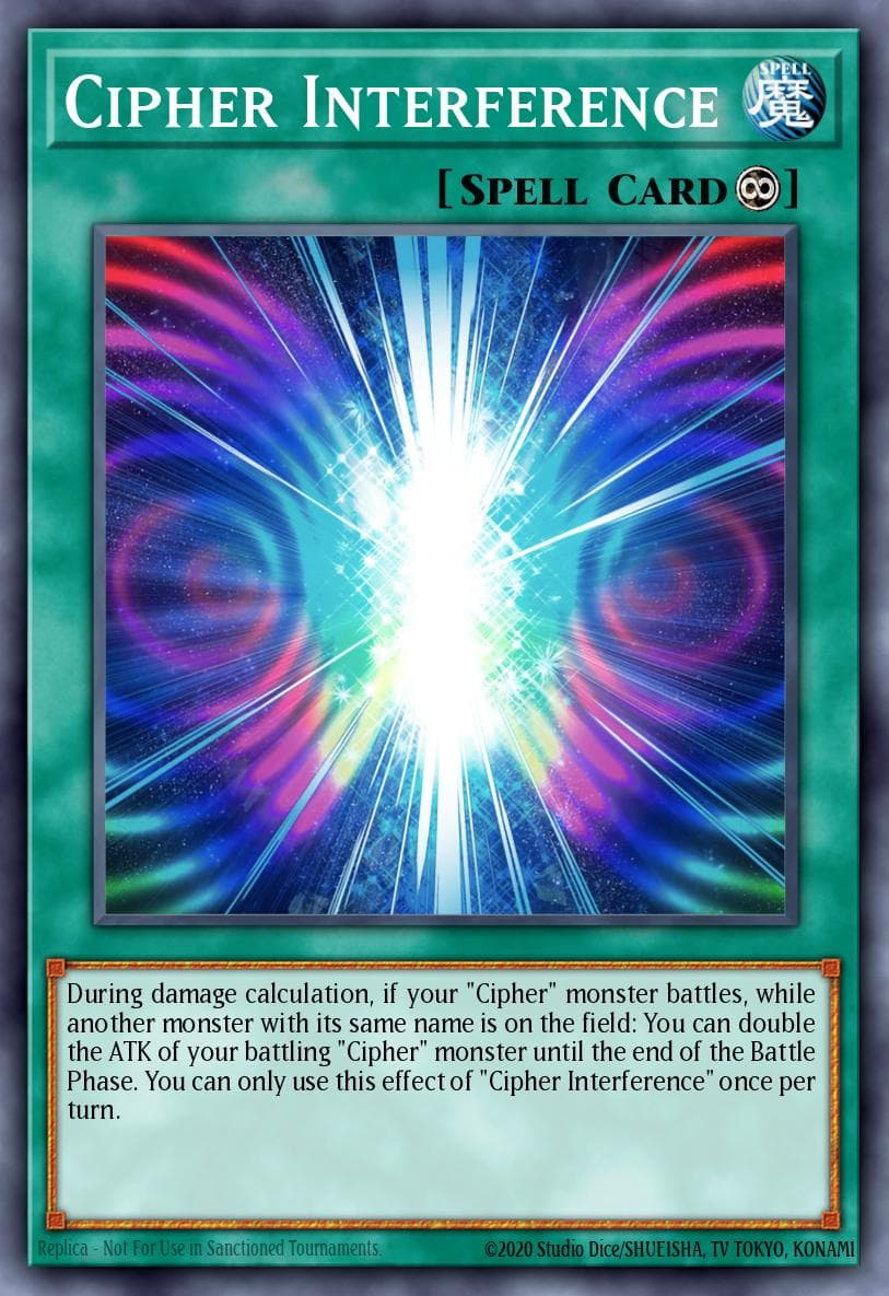 Cipher Interference Brothers of Legend card