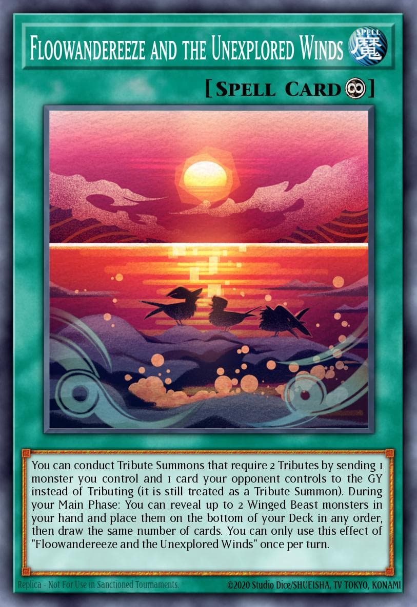 Floowandereeze and the Unexplored Winds Burst of Destiny card