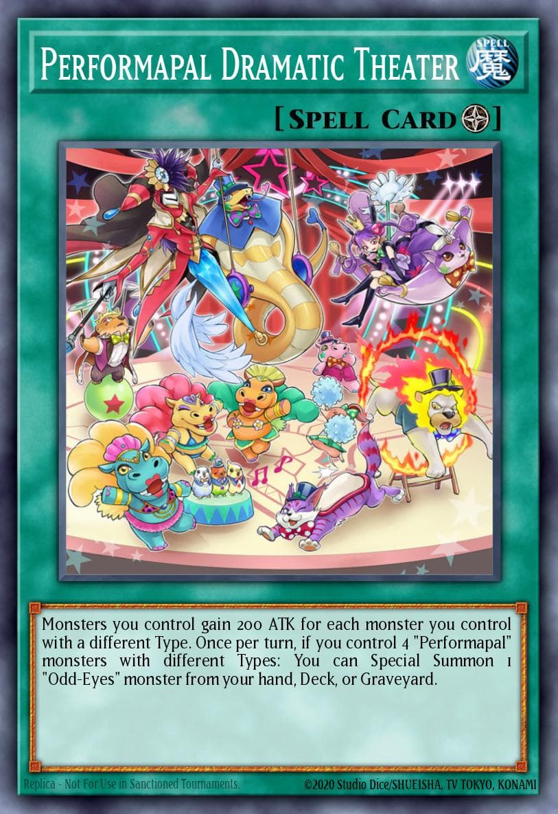 Performapal Dramatic Theater Starter Deck: Yuya card