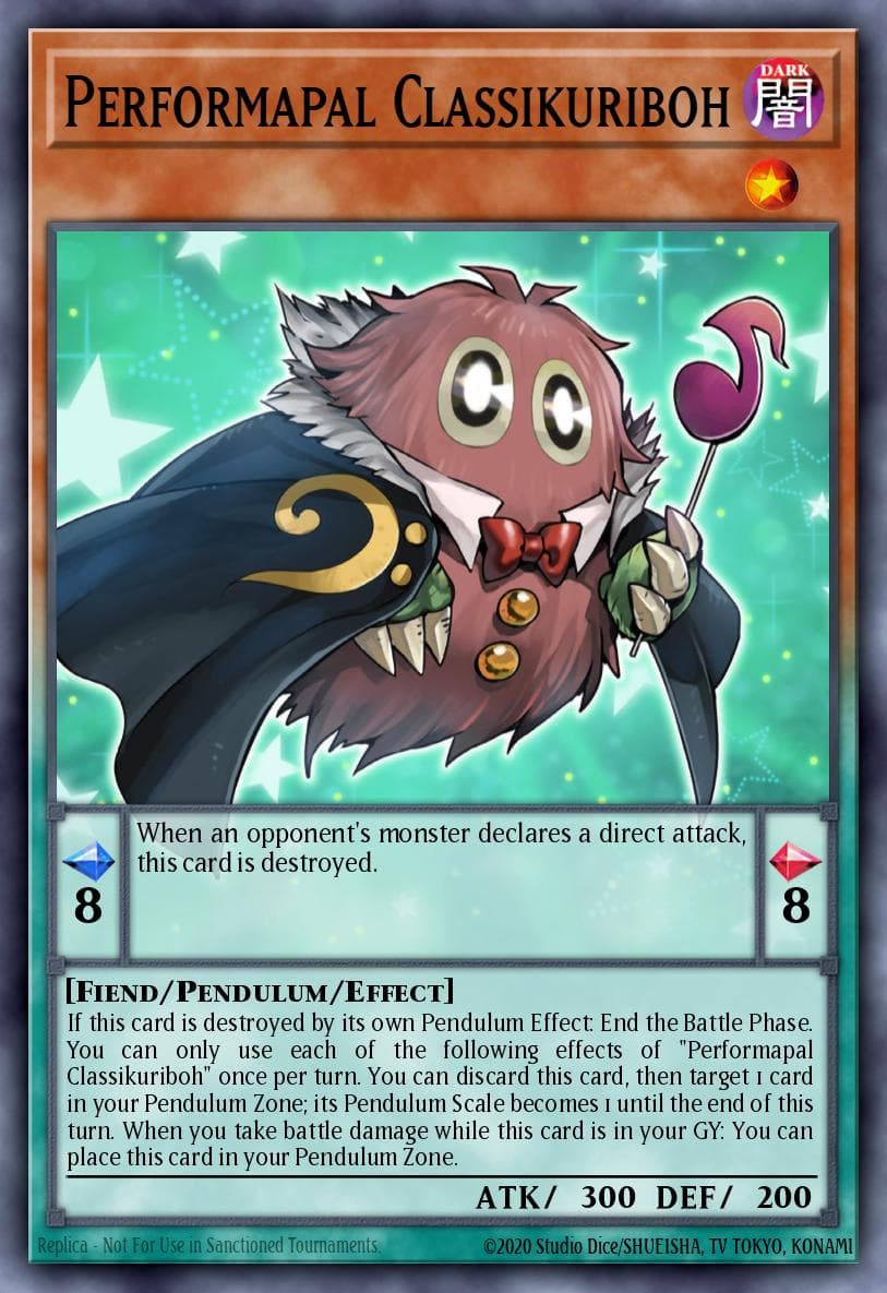 Performapal Classikuriboh Battles of Legend: Monstrous Revenge card