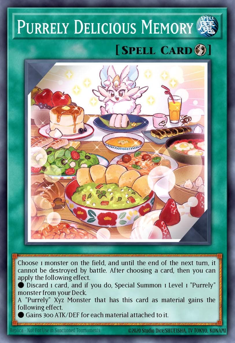 Purrely Delicious Memory Amazing Defenders card
