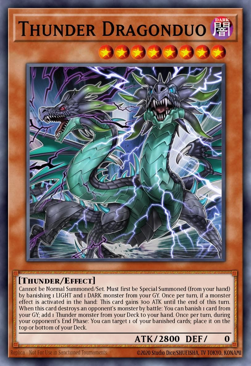 Thunder Dragonduo 2019 Gold Sarcophagus Tin Mega Pack card