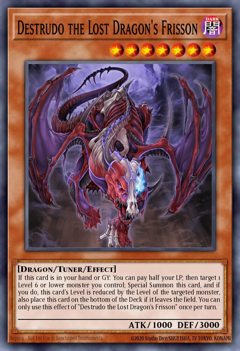 Destrudo the Lost Dragon's Frisson 2018 Mega-Tin Mega Pack card